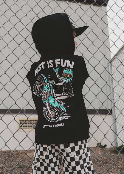 Little Trouble Fast is Fun Hoodie