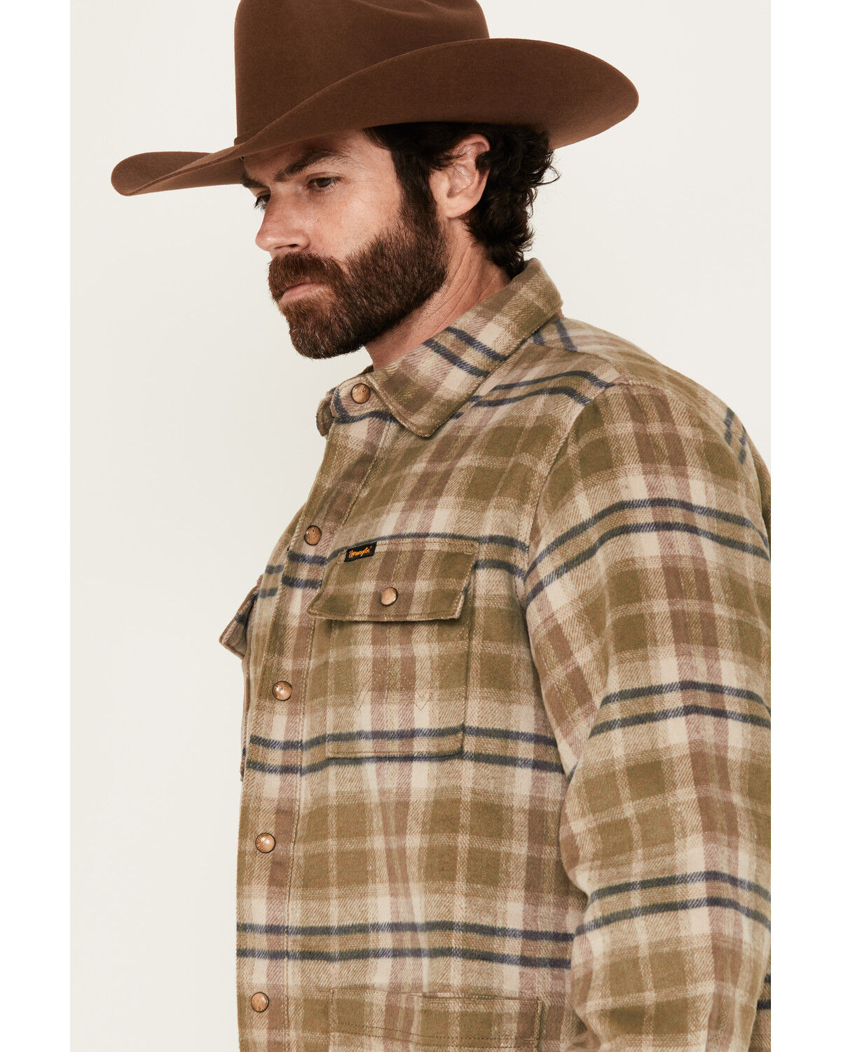 Men's Plaid Flannel Shirt Jacket