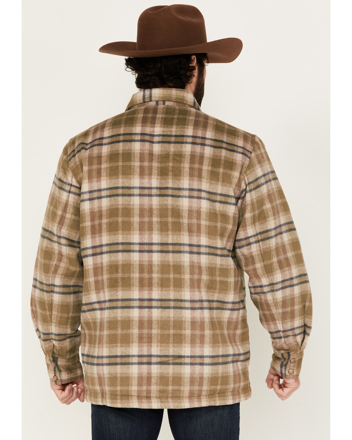 Men's Plaid Flannel Shirt Jacket