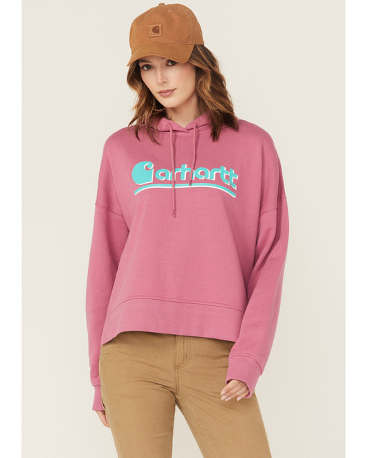 Women's Tencel Fiber Loose Fit Graphic Hoodie