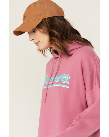 Women's Tencel Fiber Loose Fit Graphic Hoodie