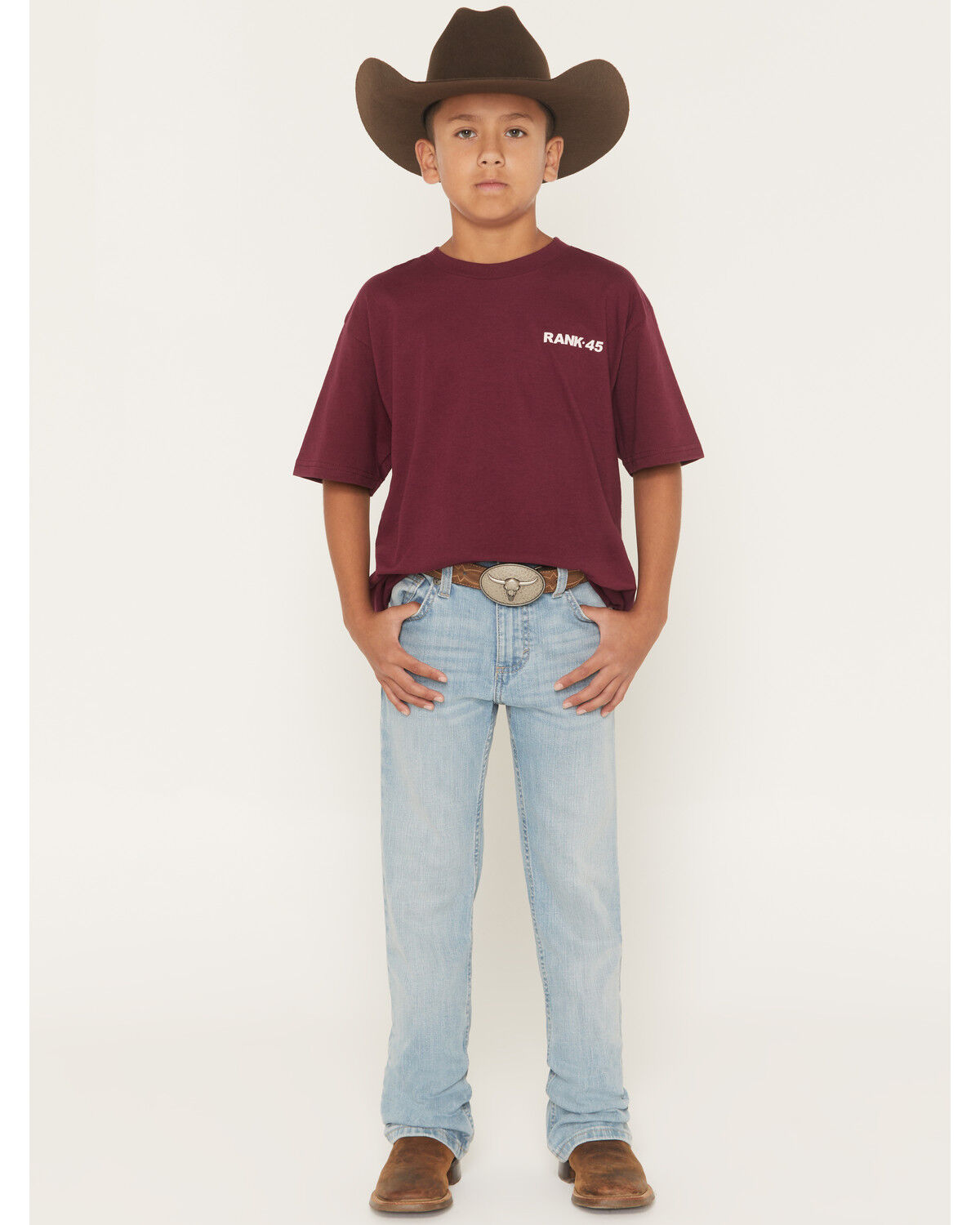 Boy's 20X Vintage Light Wash Bootcut Jeans