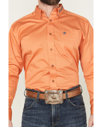 Men's Team Logo Twill Long Sleeve Shirt
