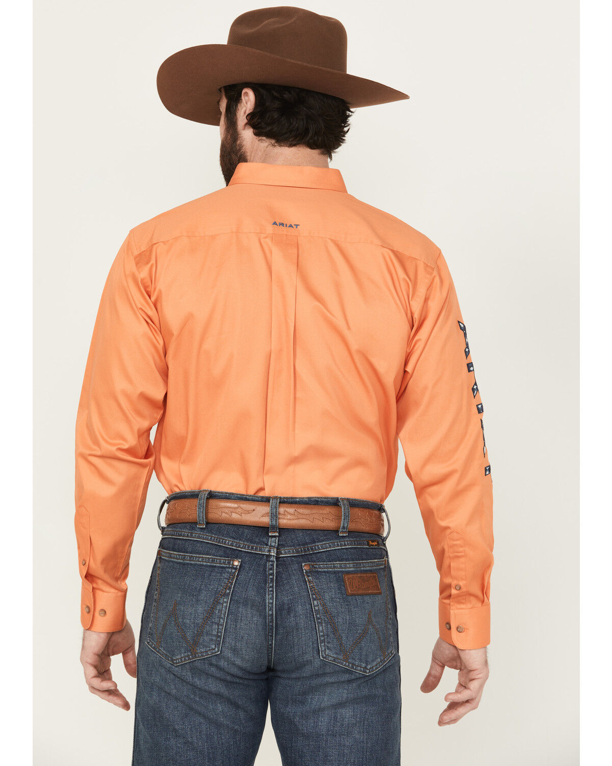 Men's Team Logo Twill Long Sleeve Shirt