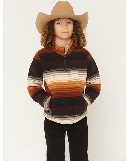Boy's 1/4 Zip Sherpa Pullover