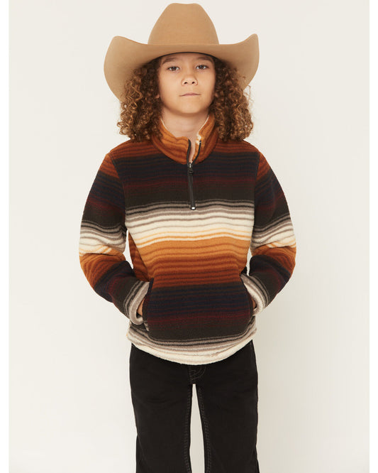 Boy's 1/4 Zip Sherpa Pullover