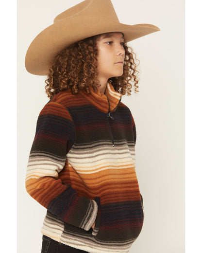 Boy's 1/4 Zip Sherpa Pullover