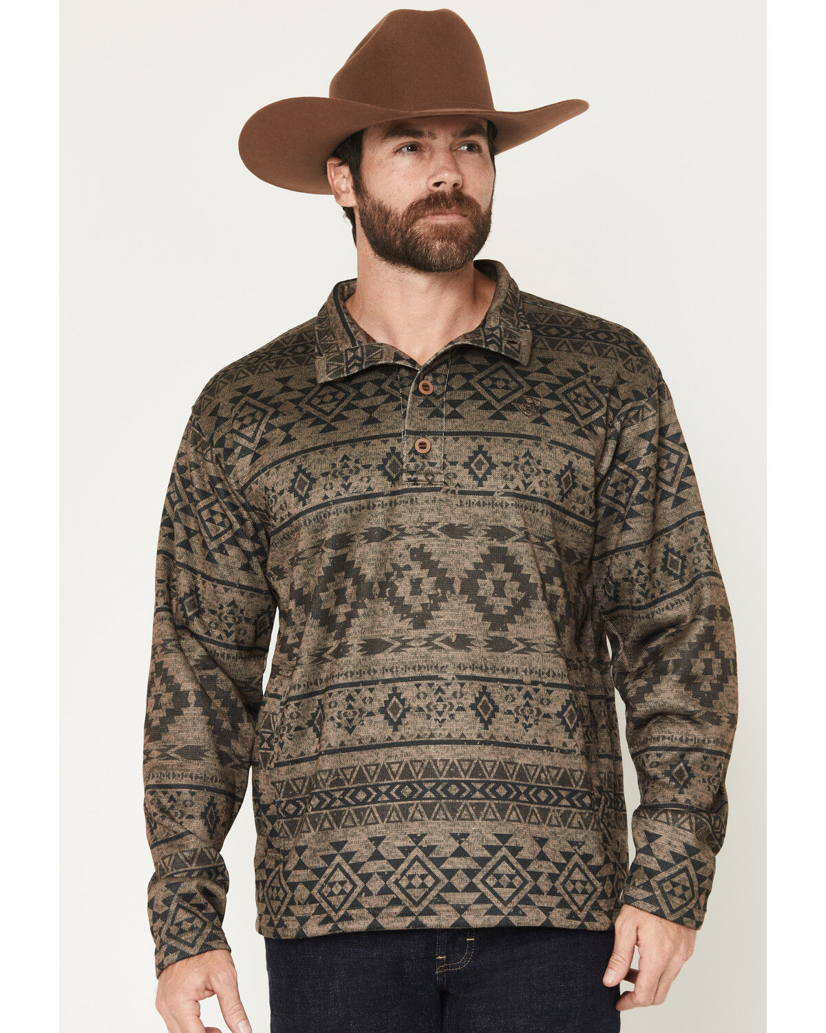 Men's Caldwell 1/4 Button Sweater