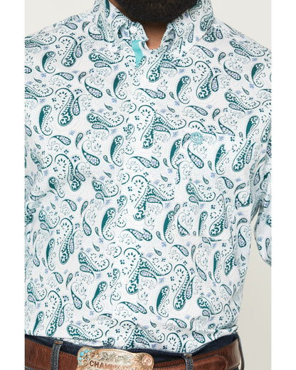 Men's George Straight Long Sleeve Snap Shirt