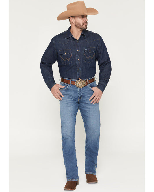 Men's Retro Relaxed Bootcut Jeans