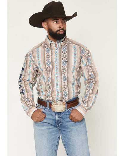 Men's Casual Team Long Sleeve Shirt