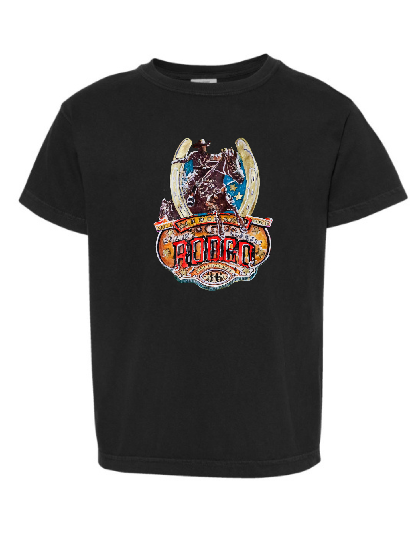 Indoor Rodeo Adult T-Shirts - Bronco Rider