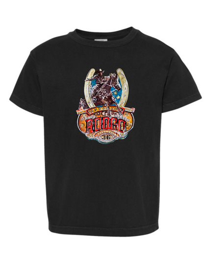 Indoor Rodeo Adult T-Shirts - Bronco Rider