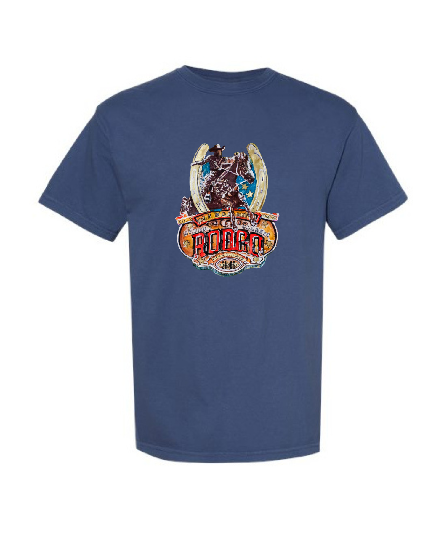 Indoor Rodeo Adult T-Shirts - Bronco Rider