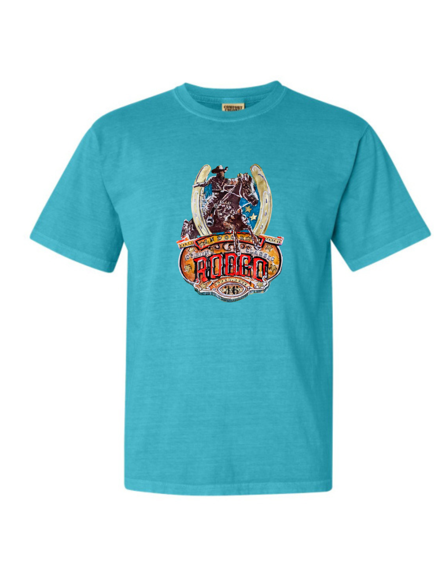 Indoor Rodeo Adult T-Shirts - Bronco Rider
