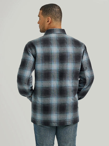 Men's Plaid Flannel Shirt Jacket