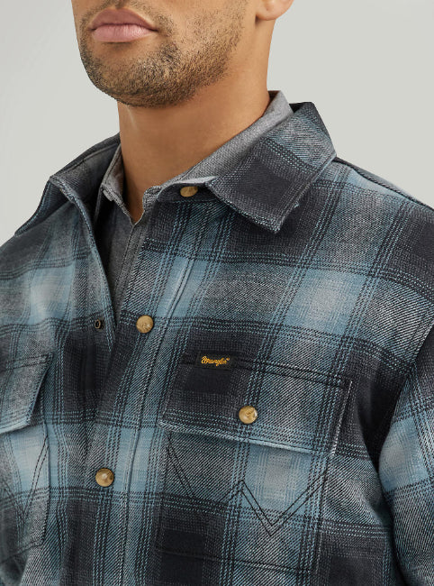 Men's Plaid Flannel Shirt Jacket