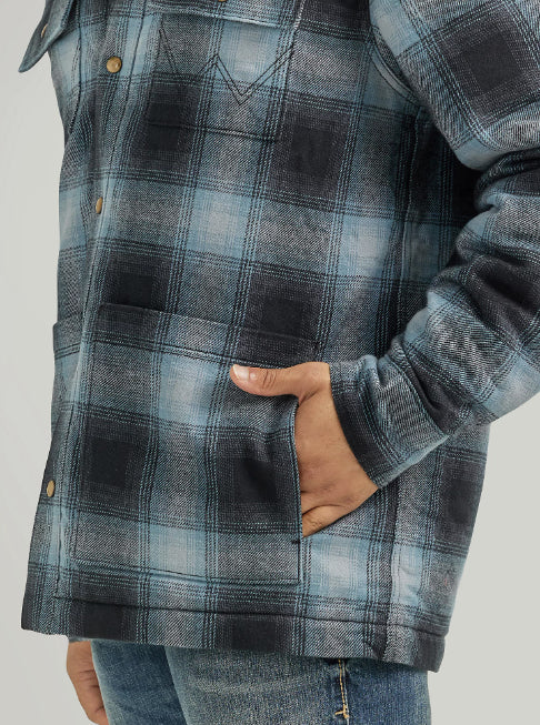 Men's Plaid Flannel Shirt Jacket