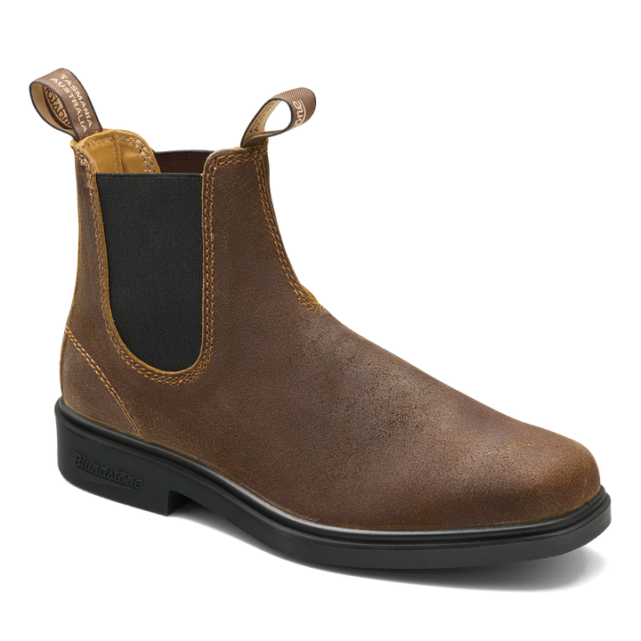 2581 Chisel Toe Tobacco Waxed Suede