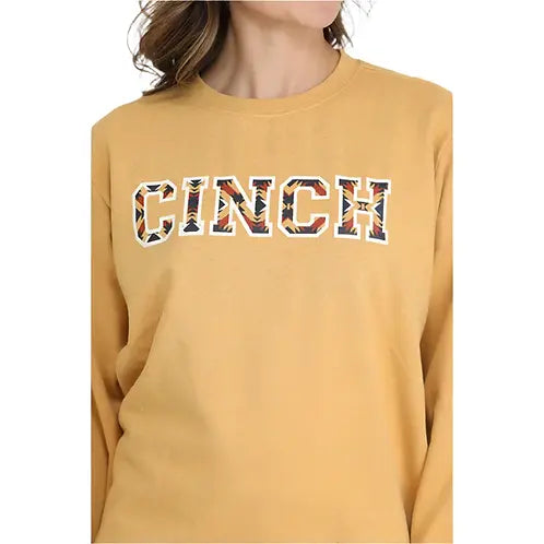 Women's Gold Logo Crewneck Sweatshirt