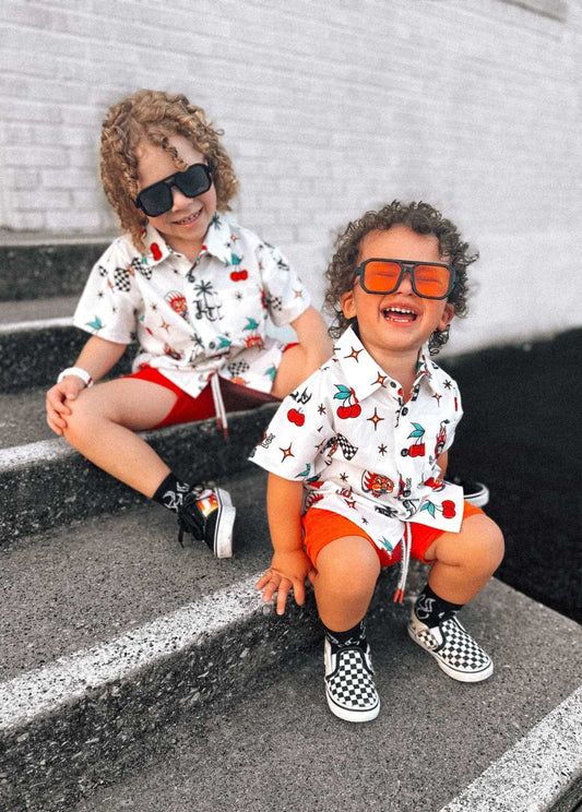 Cherry On Top Button Up
