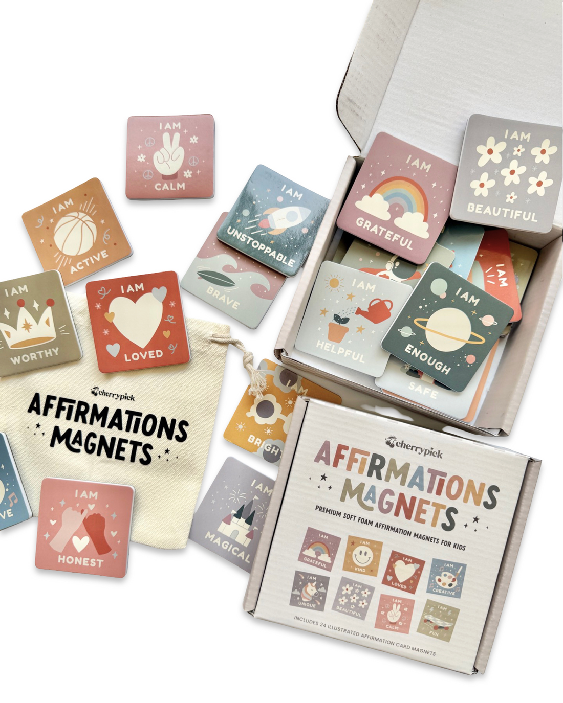 Affirmations Magnets Soft Foam