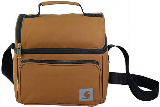 Insulated 12 Can Two Compartment Lunch Cooler