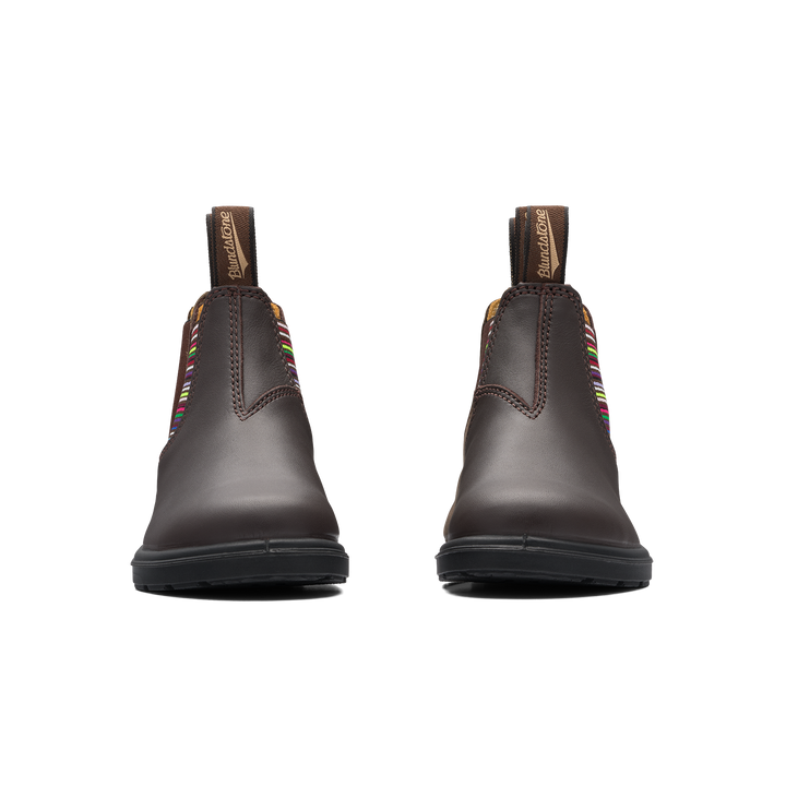 1413 Kids - Brown Striped Elastic