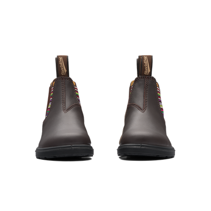 1413 Kids - Brown Striped Elastic