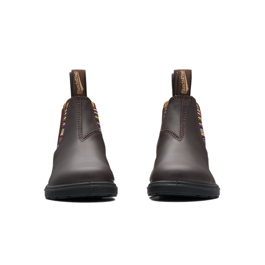 1413 Kids - Brown Striped Elastic