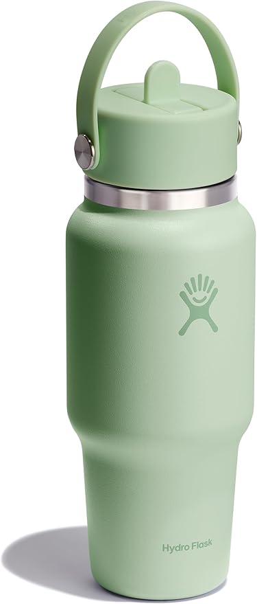 24 Oz Wide Mouth with Flex Straw Cap