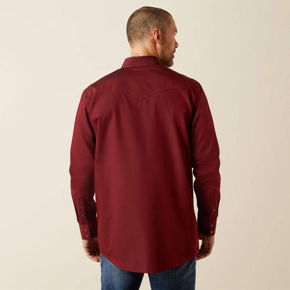 Men's Wrinkle Free Pinpoint Oxford Snap Shirt