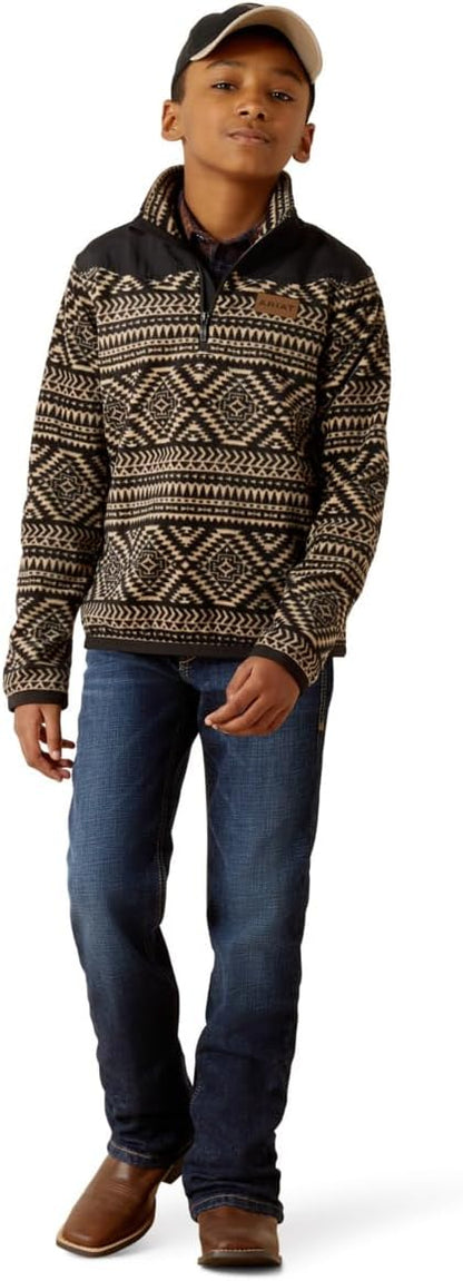 Boy's Basis 1/4 Zip Pullover