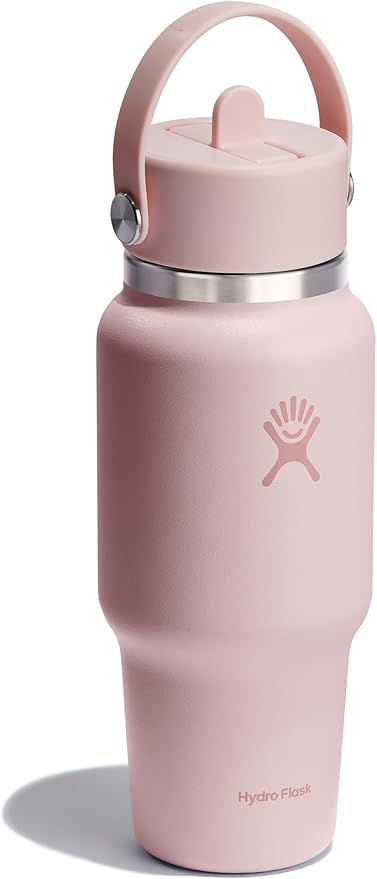 24 Oz Wide Mouth with Flex Straw Cap