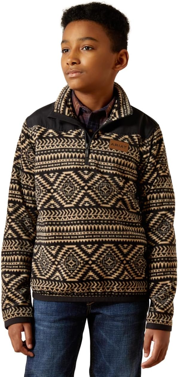 Boy's Basis 1/4 Zip Pullover