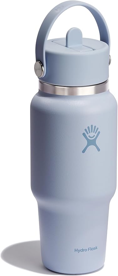 24 Oz Wide Mouth with Flex Straw Cap