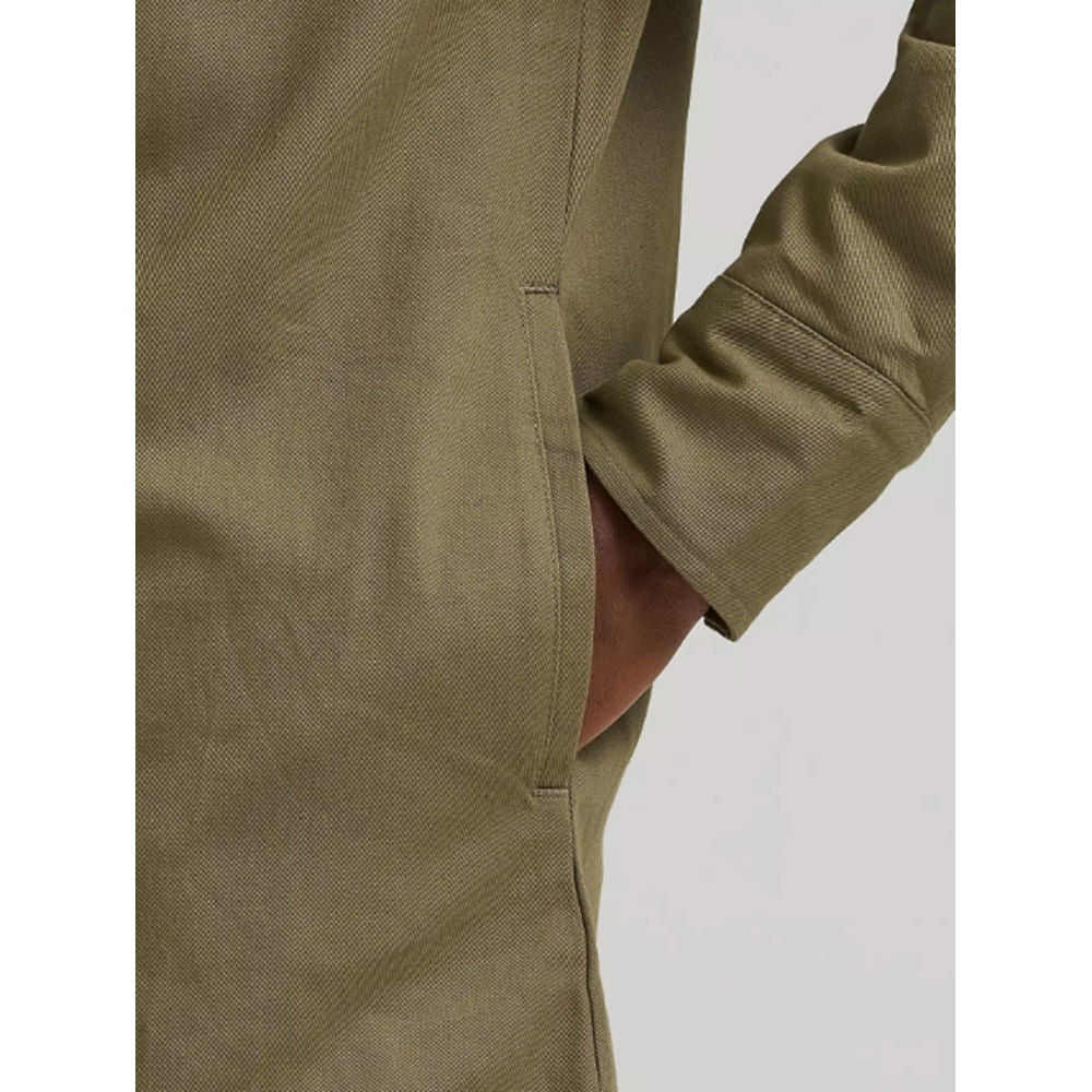Men's Flannel Lined Long Sleeve Work Shirt