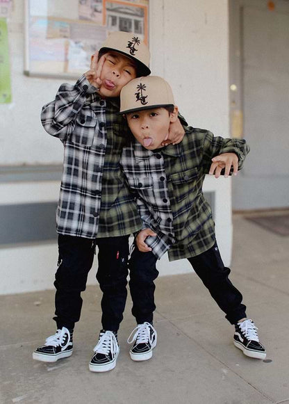 Little Trouble 2 Toned Flannel