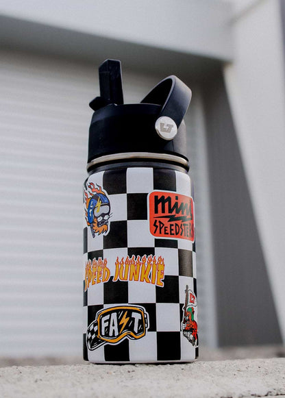 Little Trouble Checkered Bottle