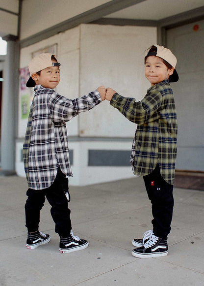 Little Trouble 2 Toned Flannel