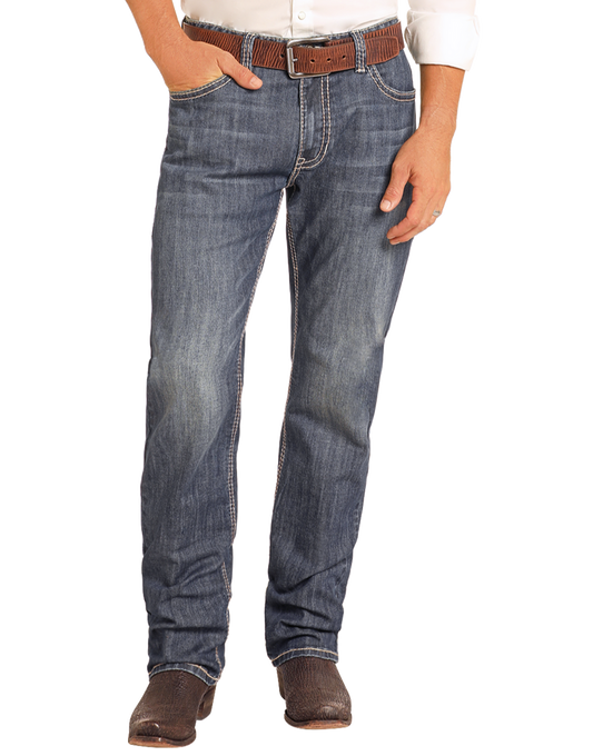 Double Barrel Relaxed Cut Jean