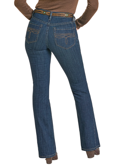 Women's High Rise Side Panel Bootcut Jeans