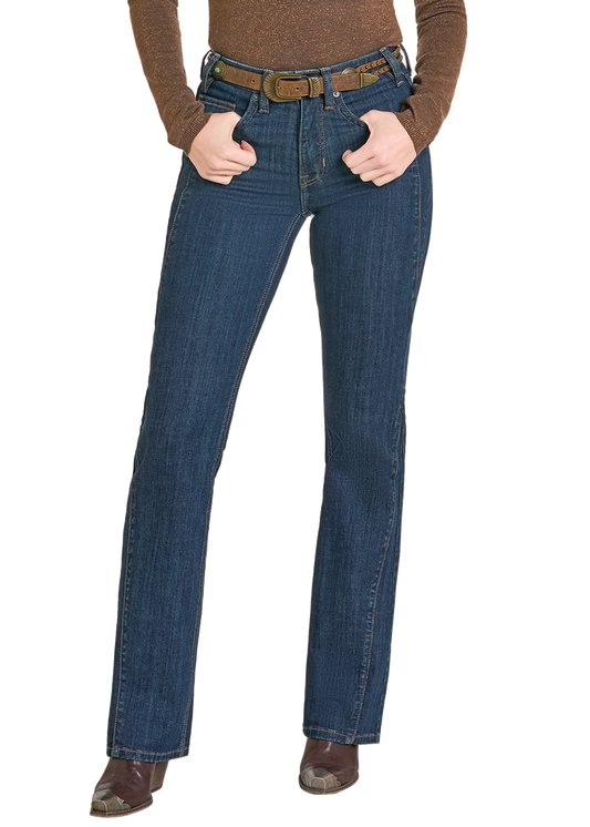 Women's High Rise Side Panel Bootcut Jeans