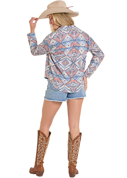 Aztec Knit Overshirt