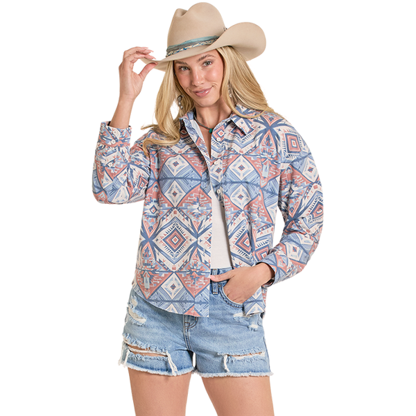 Aztec Knit Overshirt