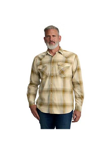 Montana Relaxed Fit Long-Sleeve Plaid Shirt