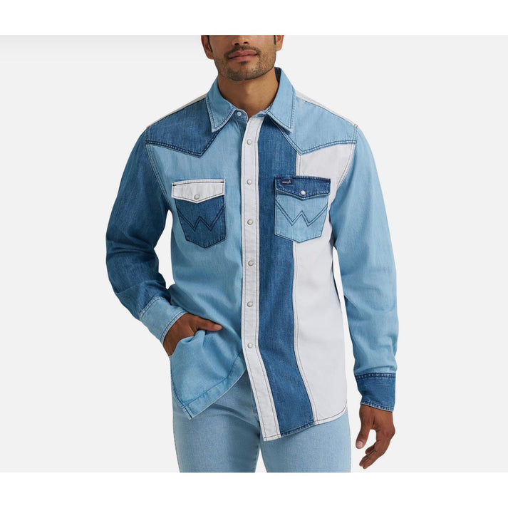 Men's Vintage Western Long Sleeve Shirt