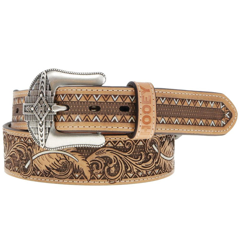 Men's War Paint Belt Brown/Ivory