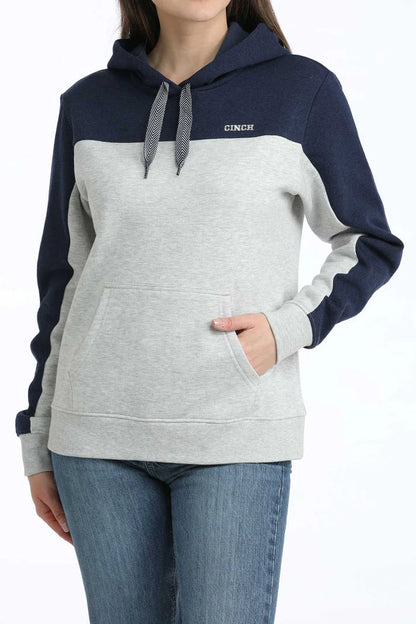 Women's 2 Toned Hoodie - Navy