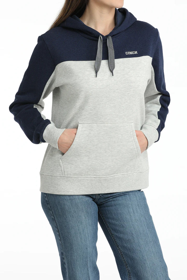 Women's 2 Toned Hoodie - Navy